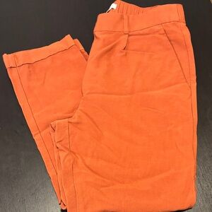 LOFT burnt orange  Orange Jogger Sweatpants